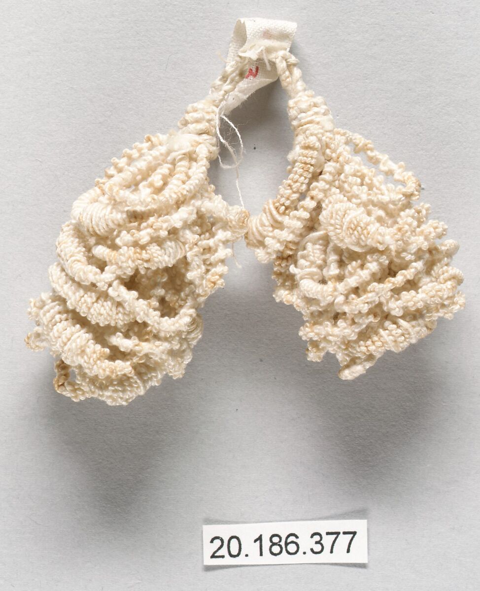 Pair of tassels, Linen, Italian