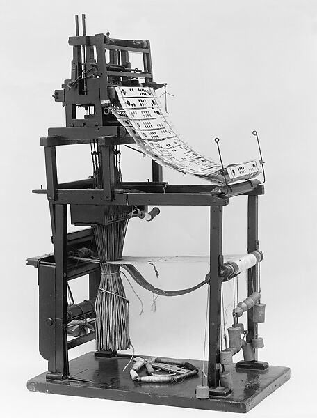 Model of a Jacquard loom, Wood, British 