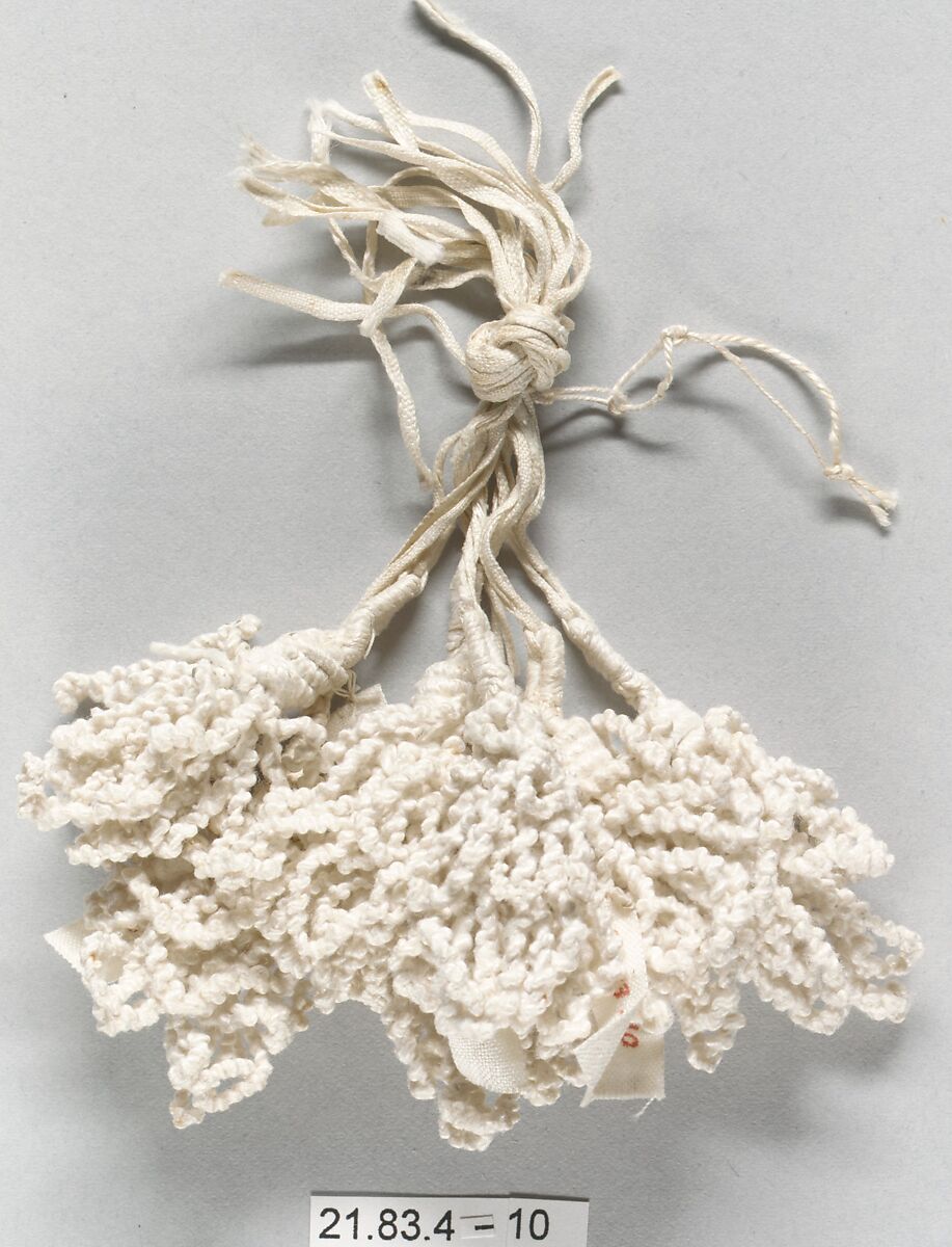 Group of tassels, Linen, Italian 