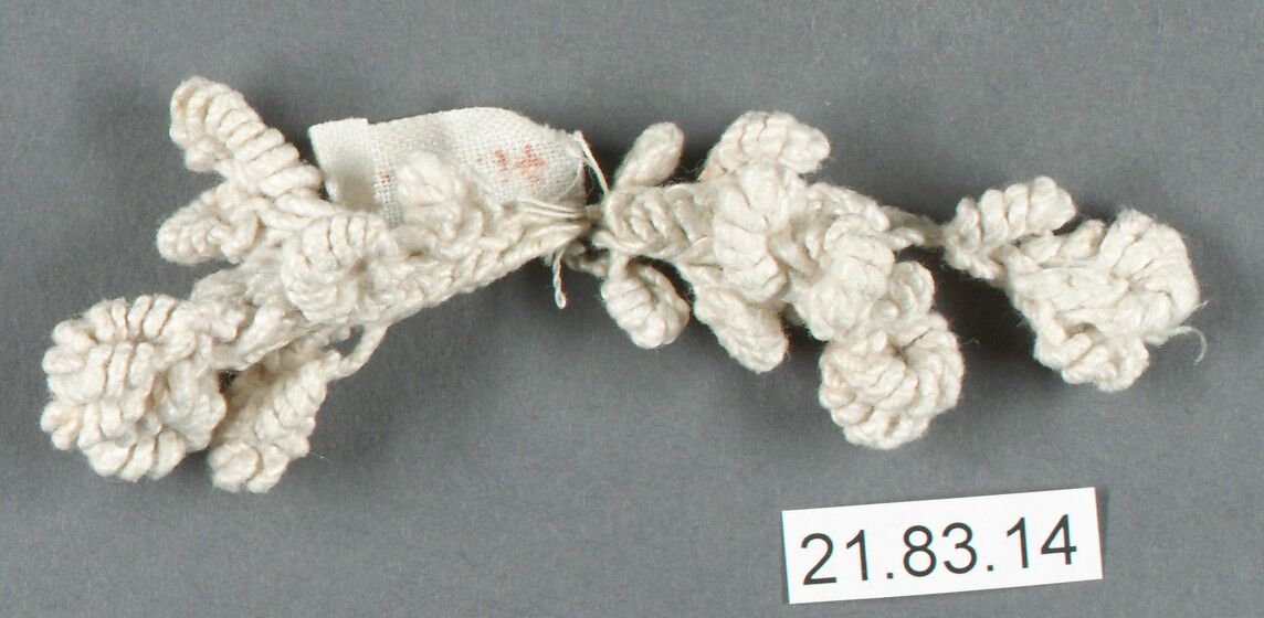 Pair of tassels, Linen, Italian 