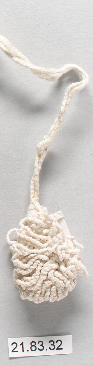 Pair of tassels, Linen, Italian