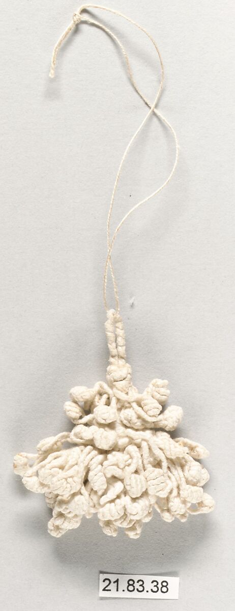 Pair of tassels, Linen, Italian