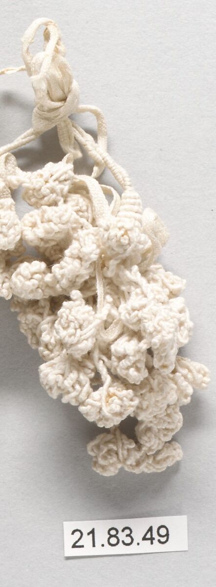 Pair of tassels, Linen, Italian
