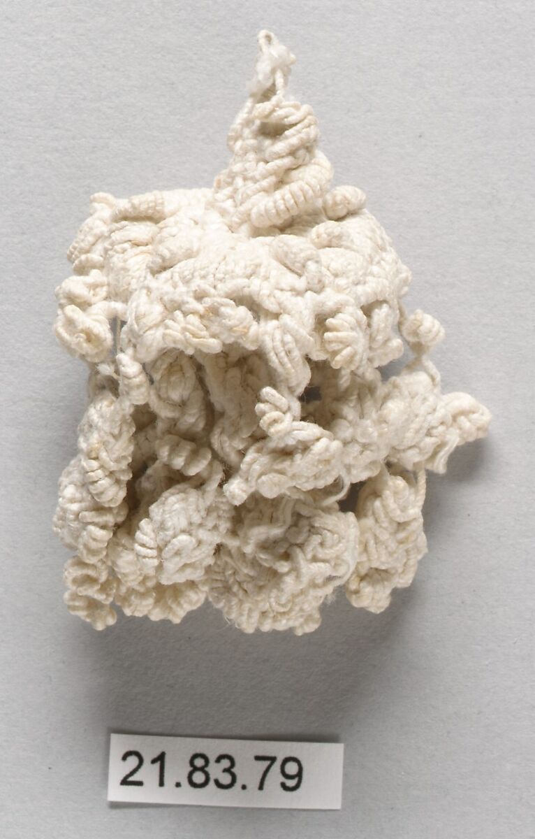 Pair of tassels, Linen, Italian