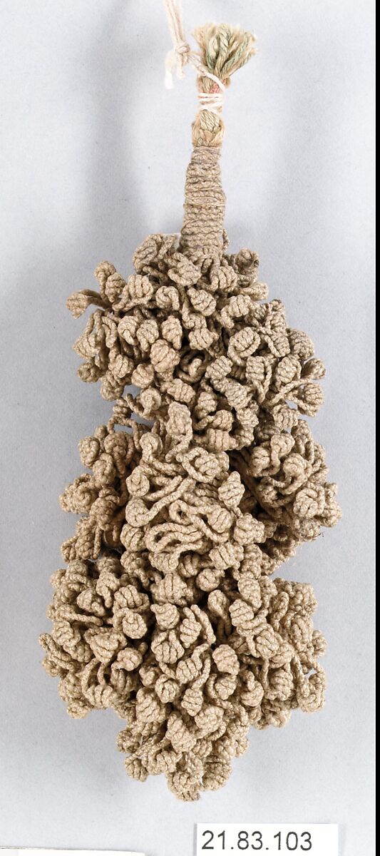 Pair of tassels, Linen, Italian