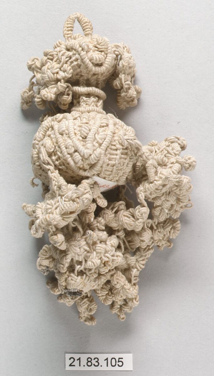 Pair of tassels, Linen, Italian
