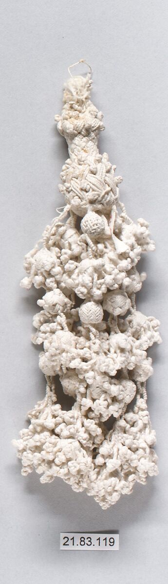 Pair of tassels, Linen, Italian 
