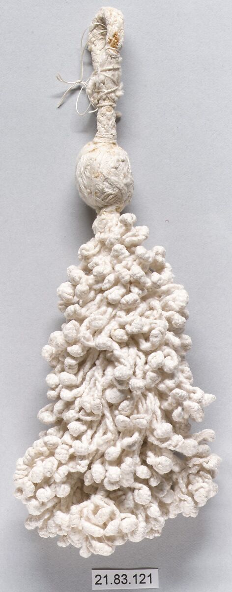 Pair of tassels, Linen, Italian