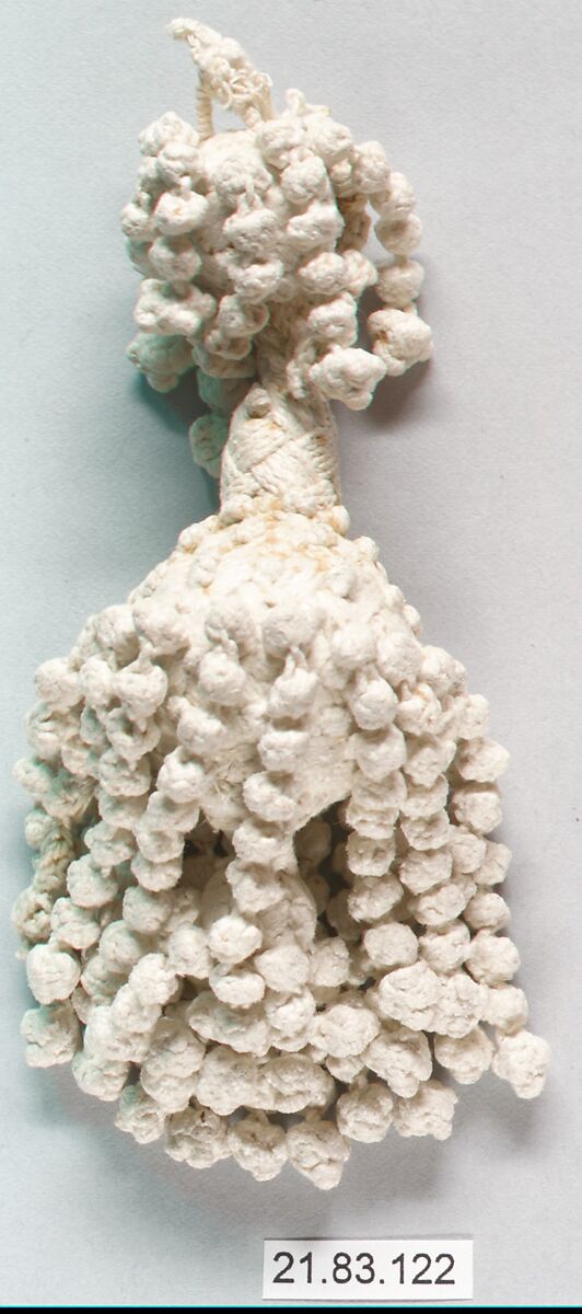 Pair of tassels, Linen, Italian 