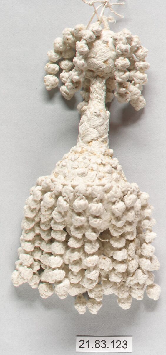 Pair of tassels, Linen, Italian