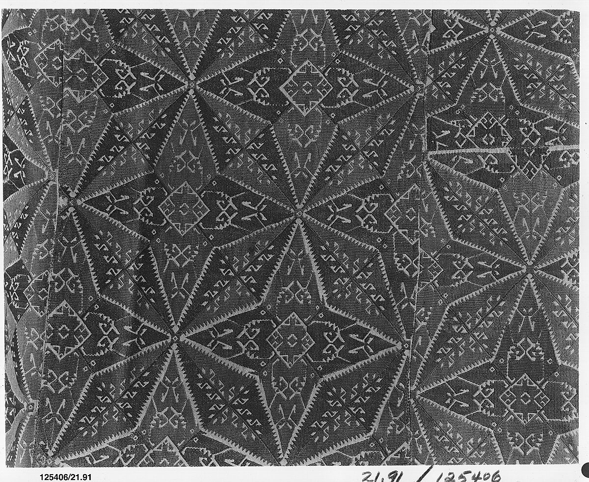 Square, Silk on linen, Greek Islands, Cyclades, Naxos