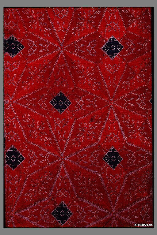 Square, Silk on linen, Greek Islands, Cyclades, Naxos 