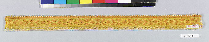 Strip, Cotton on linen, Hungarian 