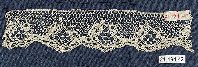 Piece, Bobbin lace, Hungarian 