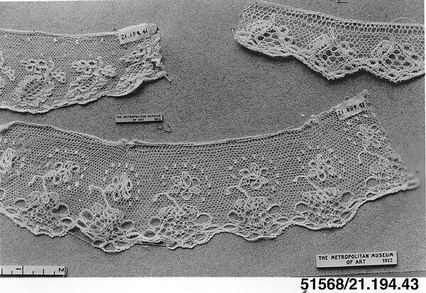 Piece, Bobbin lace, Hungarian