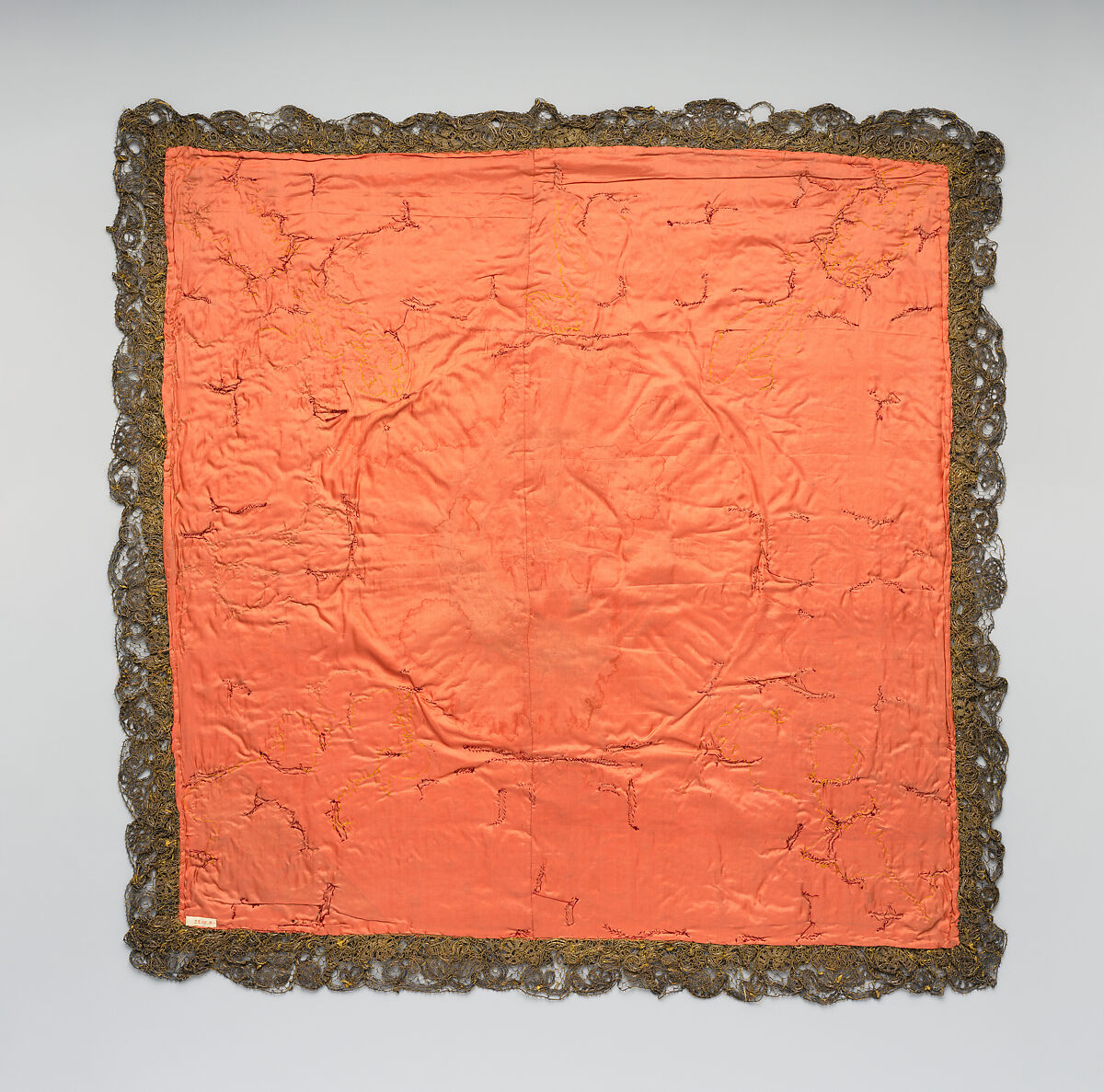 Chalice veil, Silk and metal thread, Italian, Sicily