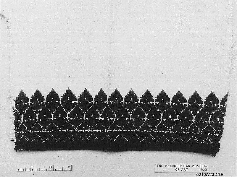 Cuff, Cotton on cotton, Greek, Corinth 