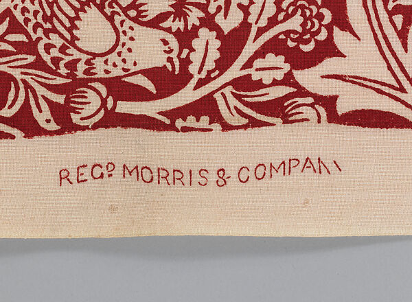Brother Rabbit, Morris &amp; Company, Cotton / block-printed, British, Merton Abbey