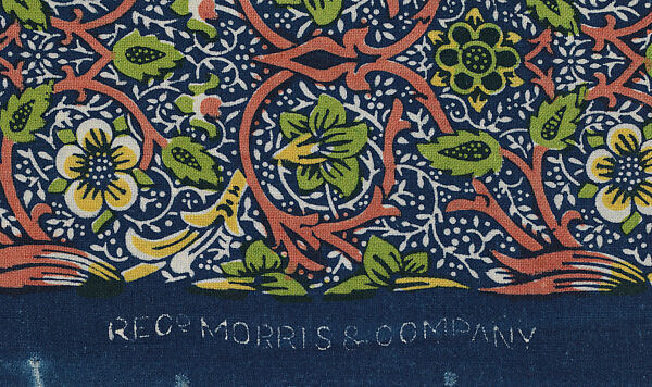 Borage, Merton Abbey Tapestry Works (British, founded 1881), Cotton, British