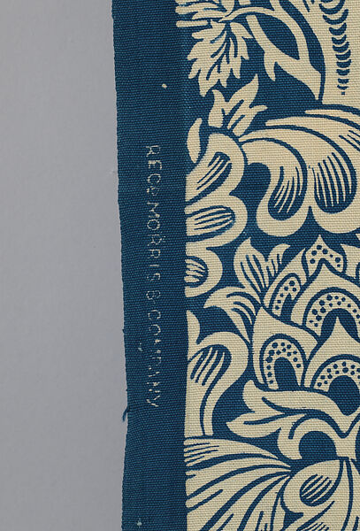 Rose and Thistle, Designed by William Morris (British, Walthamstow, London 1834–1896 Hammersmith, London), Cotton, British, Merton Abbey