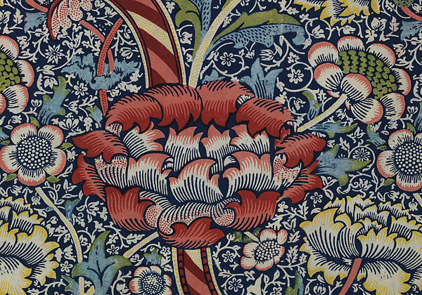 Wandle, Designed by William Morris (British, Walthamstow, London 1834–1896 Hammersmith, London), Cotton, British, Merton Abbey