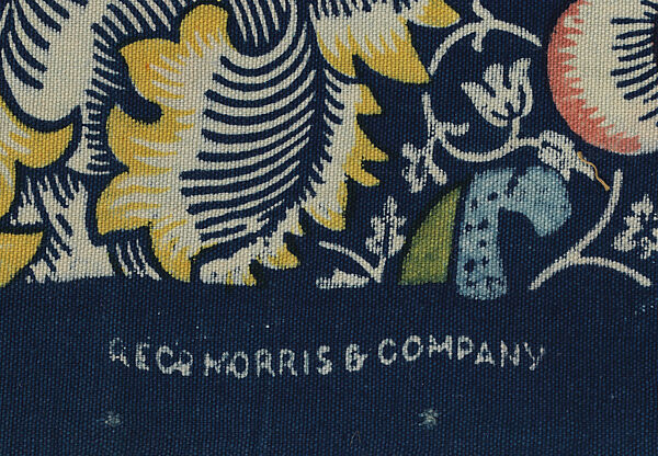 Wandle, Designed by William Morris (British, Walthamstow, London 1834–1896 Hammersmith, London), Cotton, British, Merton Abbey