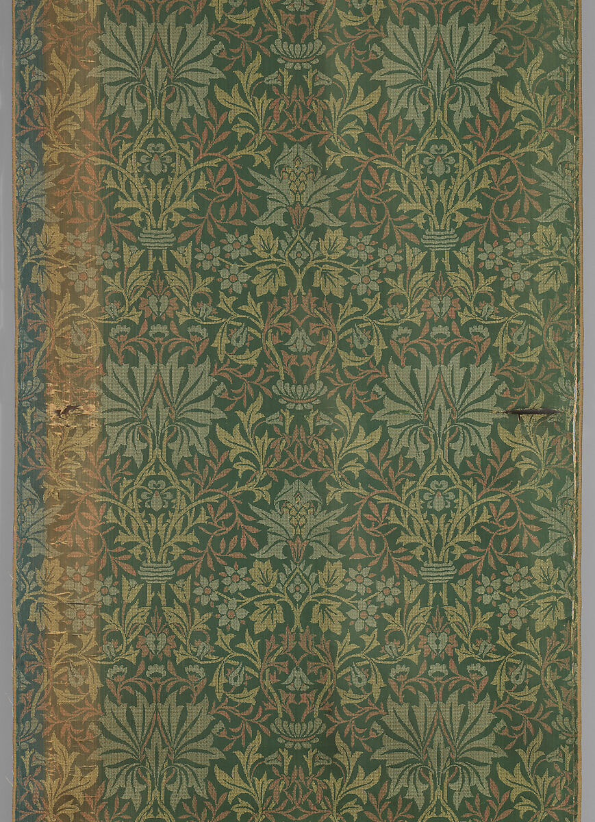 "Flower Garden", Designed by William Morris (British, Walthamstow, London 1834–1896 Hammersmith, London), Silk, British, Merton Abbey, Surrey 