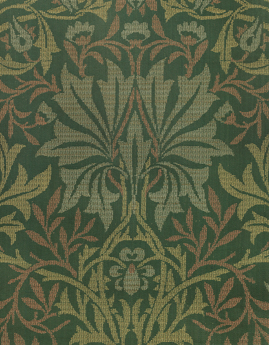 "Flower Garden", Designed by William Morris (British, Walthamstow, London 1834–1896 Hammersmith, London), Silk, British, Merton Abbey, Surrey