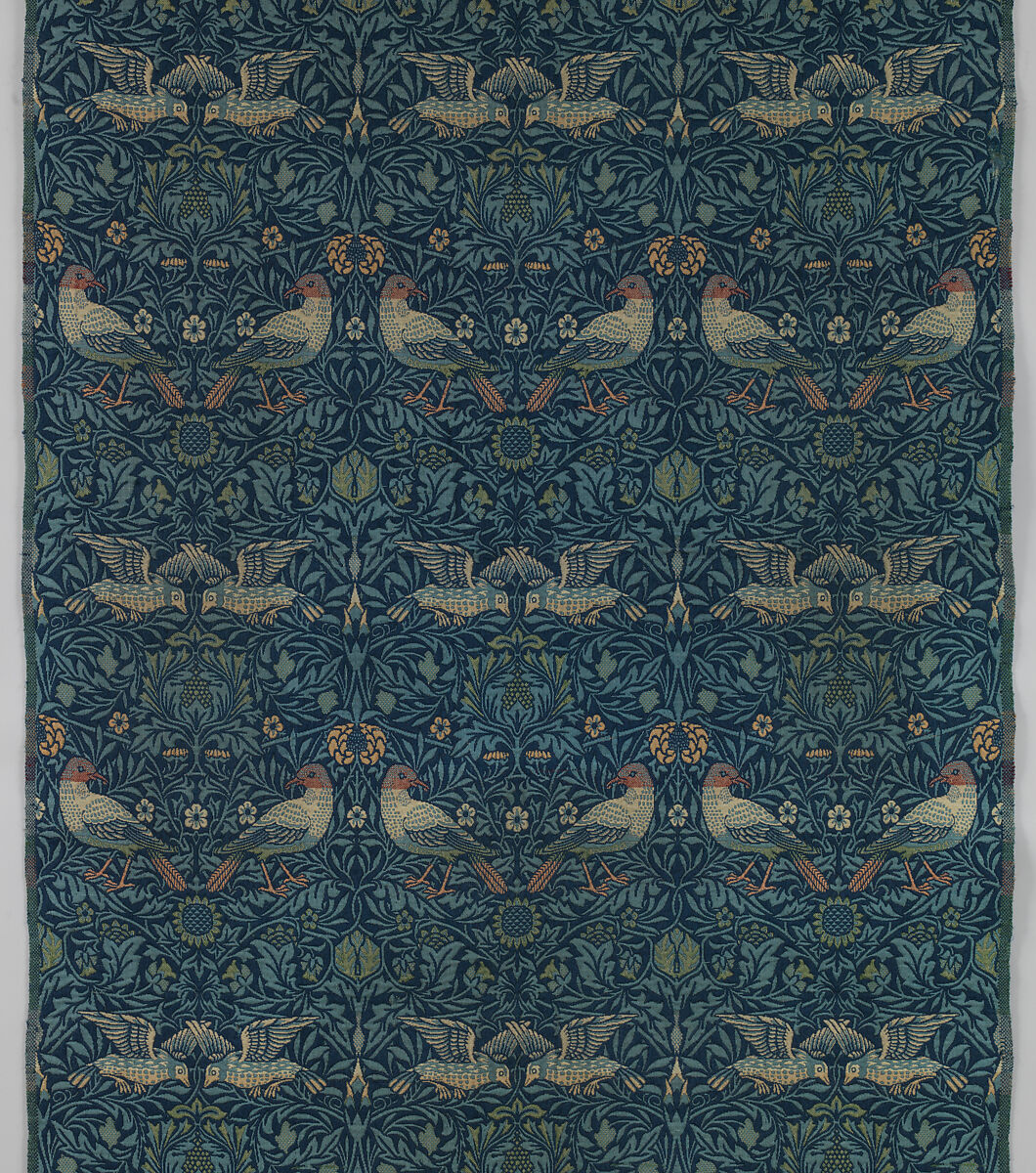 Bird, Designed by William Morris (British, Walthamstow, London 1834–1896 Hammersmith, London), Wool, British, Merton Abbey, Surrey
