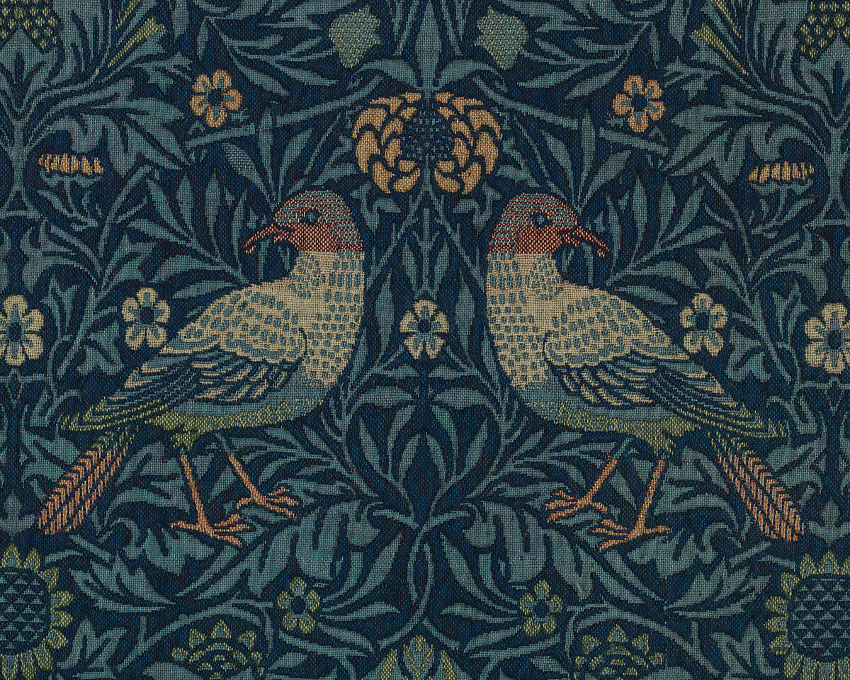Bird, Designed by William Morris (British, Walthamstow, London 1834–1896 Hammersmith, London), Wool, British, Merton Abbey, Surrey