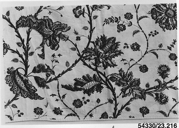 Floral printed cotton, Cotton, British