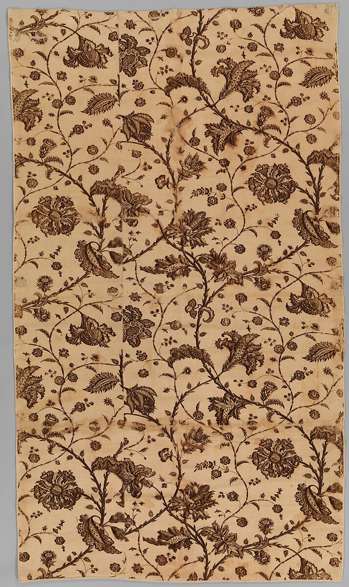 Floral printed cotton, Cotton, British 