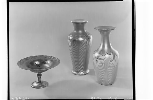 Compote, Designed by Louis C. Tiffany (American, New York 1848–1933 New York), Favrile glass, American