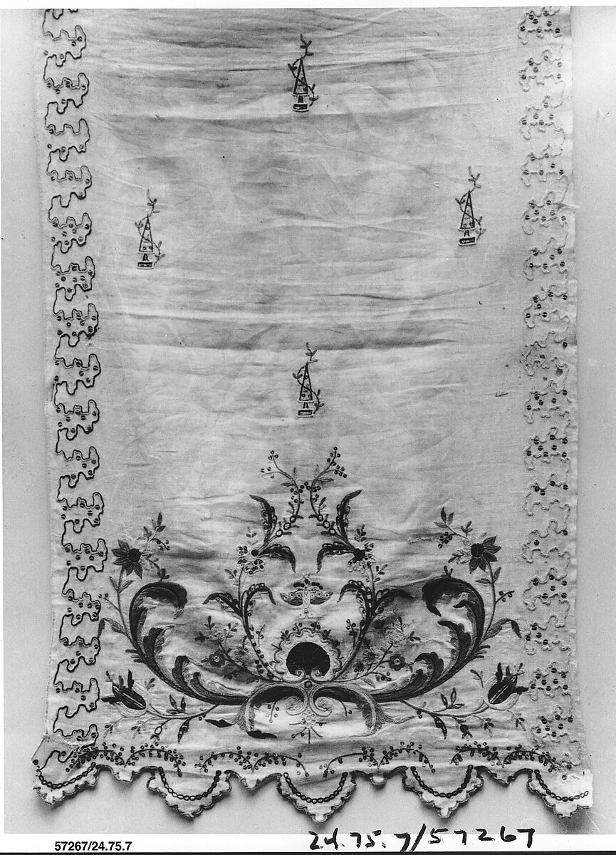 Scarf end | French | The Metropolitan Museum of Art