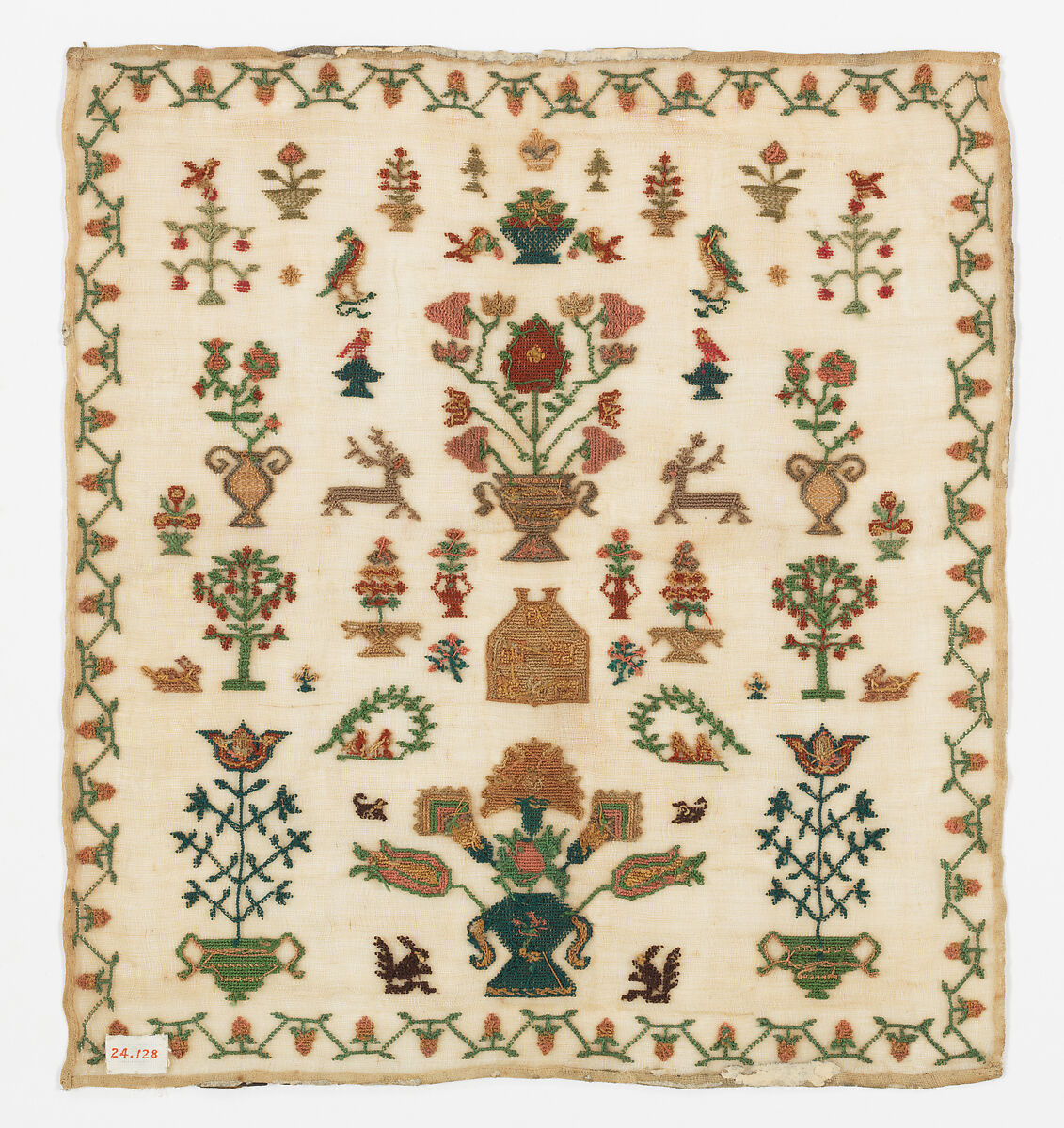Sampler, Silk, British