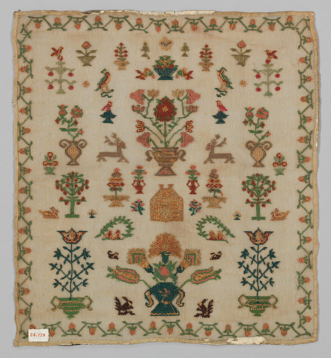 Sampler, Silk, British