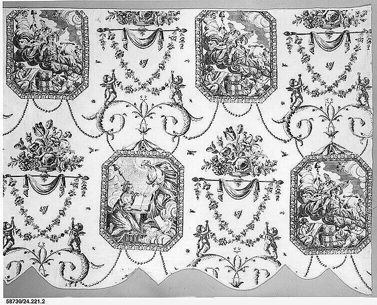 Valance, Linen, French, possibly Orléans 