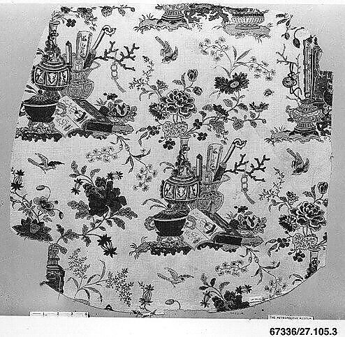 Piece, Oberkampf Manufactory (French, active 1760–1843), Linen, French, Jouy-en-Josas