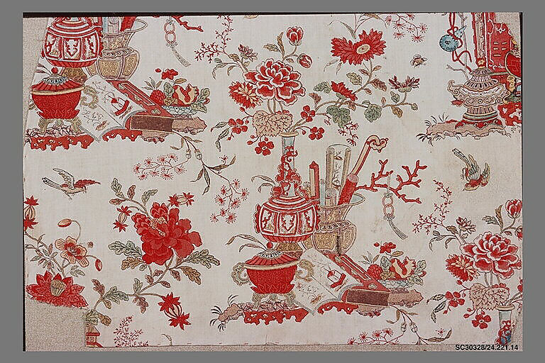 Piece, Oberkampf Manufactory (French, active 1760–1843), Linen, French, Jouy-en-Josas 