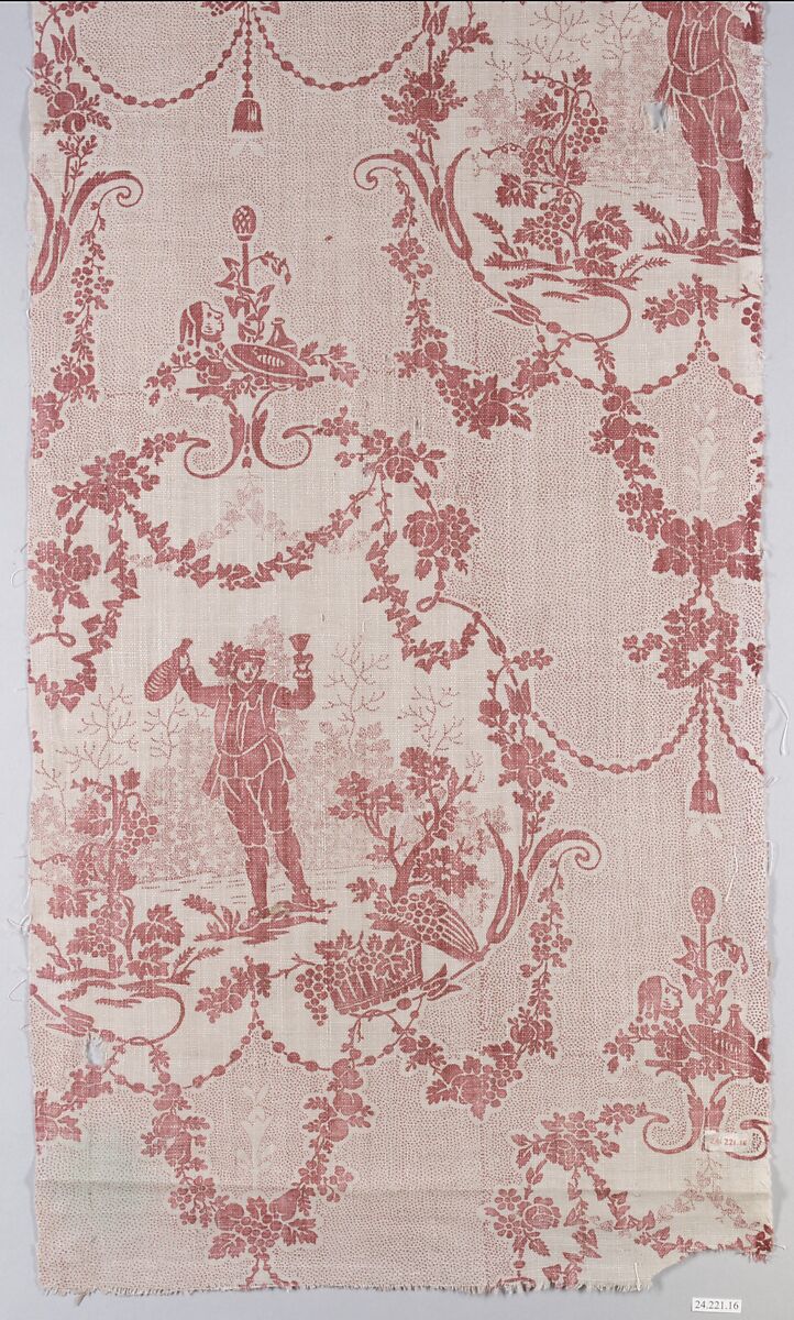 Piece, Oberkampf Manufactory (French, active 1760–1843), Linen, French, Jouy-en-Josas