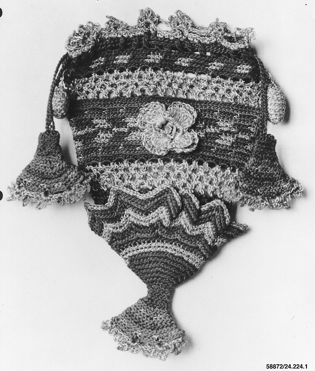 Bag, Crochet, British 