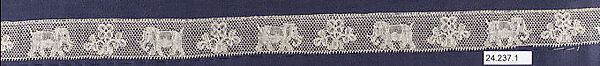 Strip, Machine made lace, French 