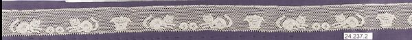 Strip, Machine made lace, French