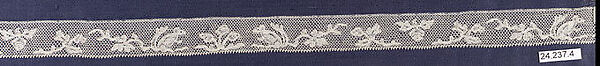 Strip, Machine made lace, French 