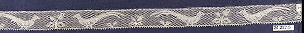 Strip, Machine made lace, French 