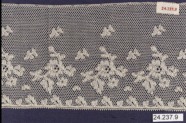 Strip, Machine made lace, French 