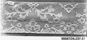Strip, Machine made lace, French, Lille