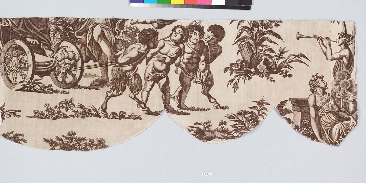 Europa and the Bull, Petitpierre et Cie (French, 1790–1802), Cotton, French, Nantes