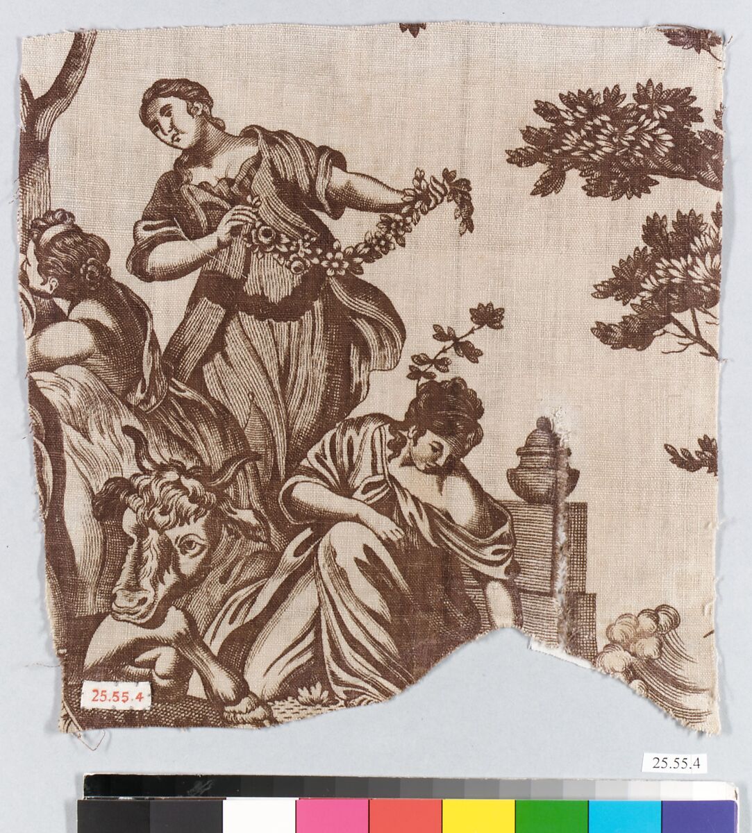 Europa and the Bull, Petitpierre et Cie (French, 1790–1802), Cotton, French, Nantes