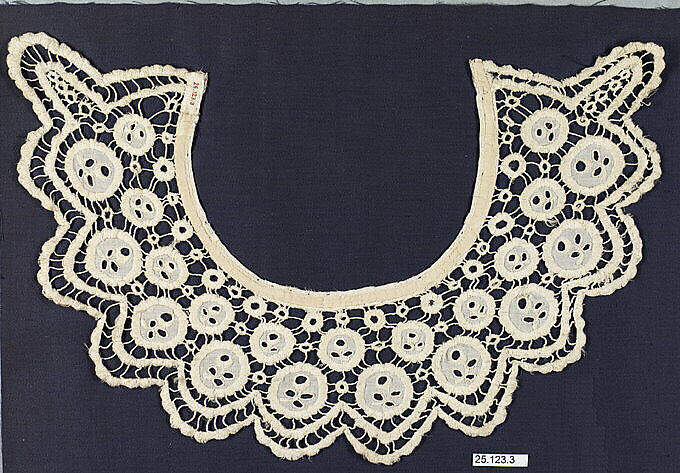 Collar, Cutwork, German, Saxony 